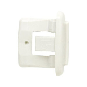 WD12X10304 GE Dishwasher Rack Slide Endcap (White)