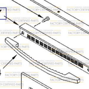 WP74003653 Whirlpool Trim- Door