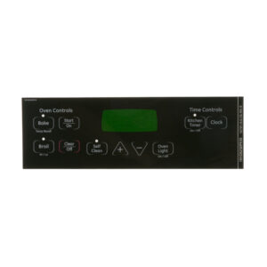 WB27T11013 GE Oven Faceplate Graphics (BK)