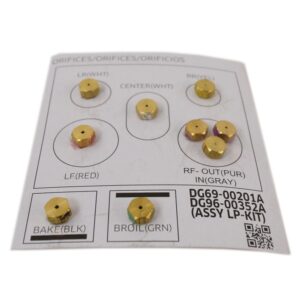 DG96-00352A Samsung Range Oven LP Conversion Kit Assembly