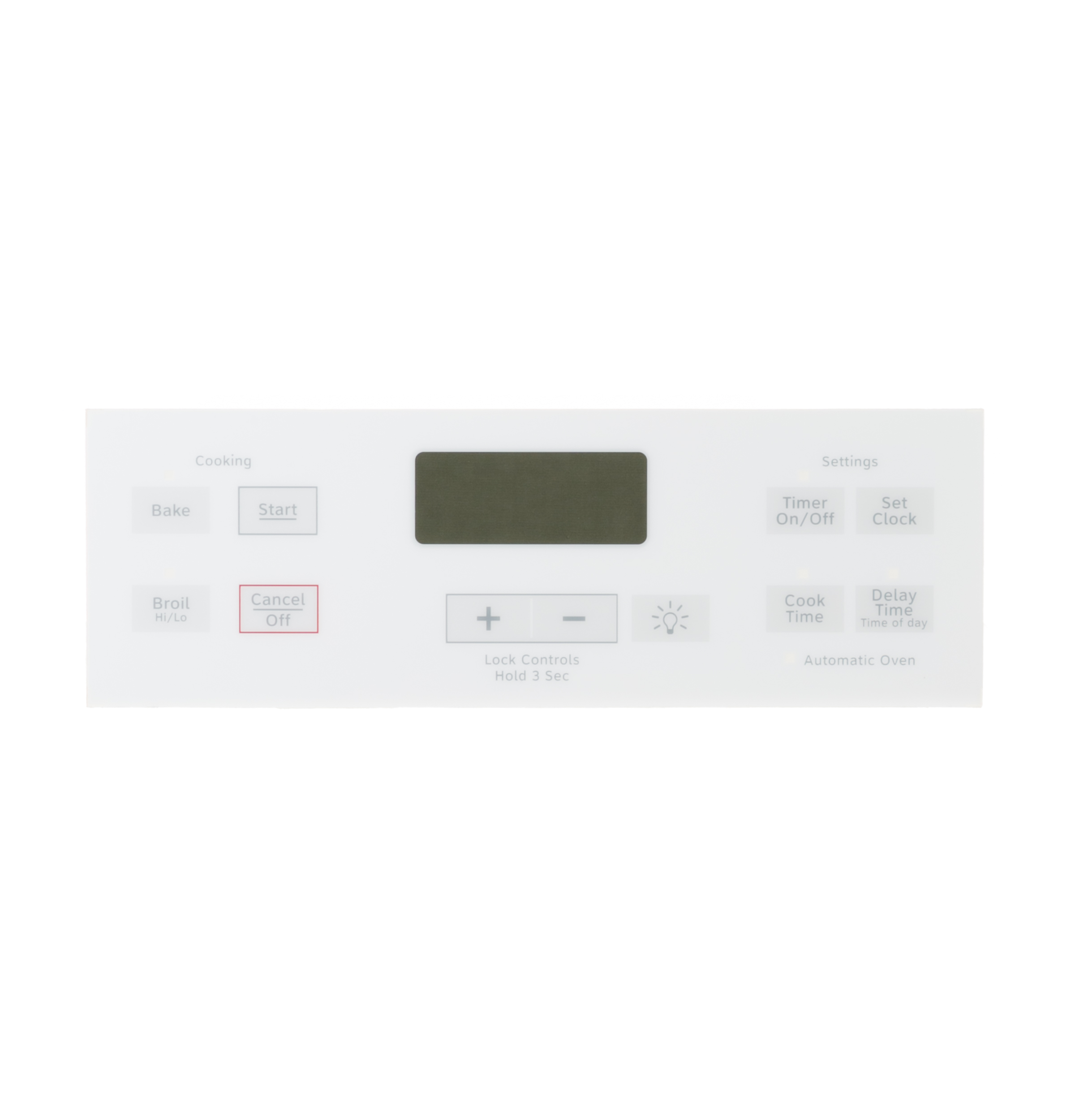 WB07X22662 GE Oven Overlay T09