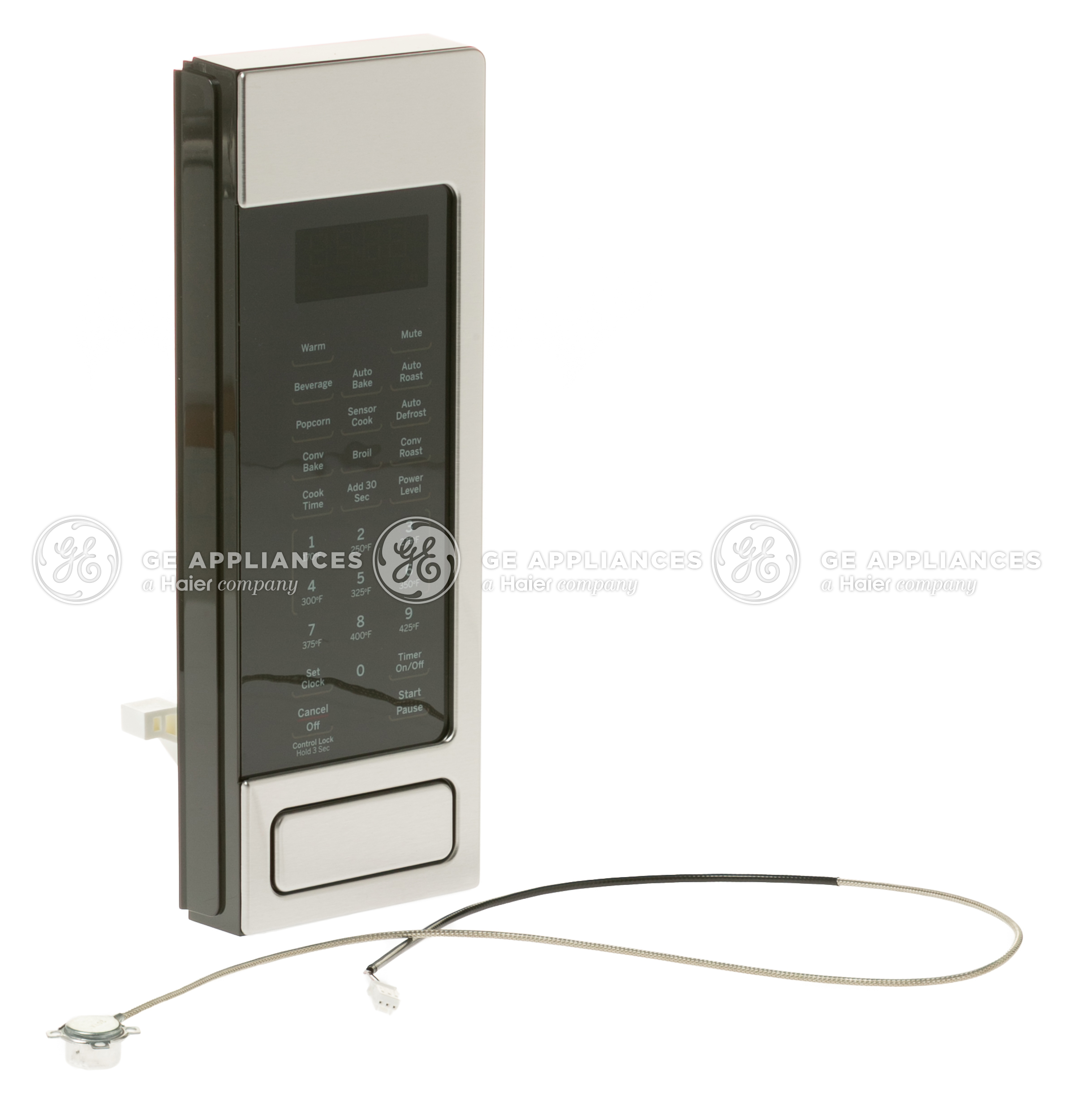 WB56X29818 GE Oven Stainless Steel Control Panel Assembly - Image 2