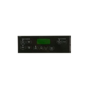 WB27T11511 GE Oven Black Faceplate Graphics
