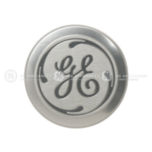 WR02X35066 GE Refrigerator Chrome GE Badge