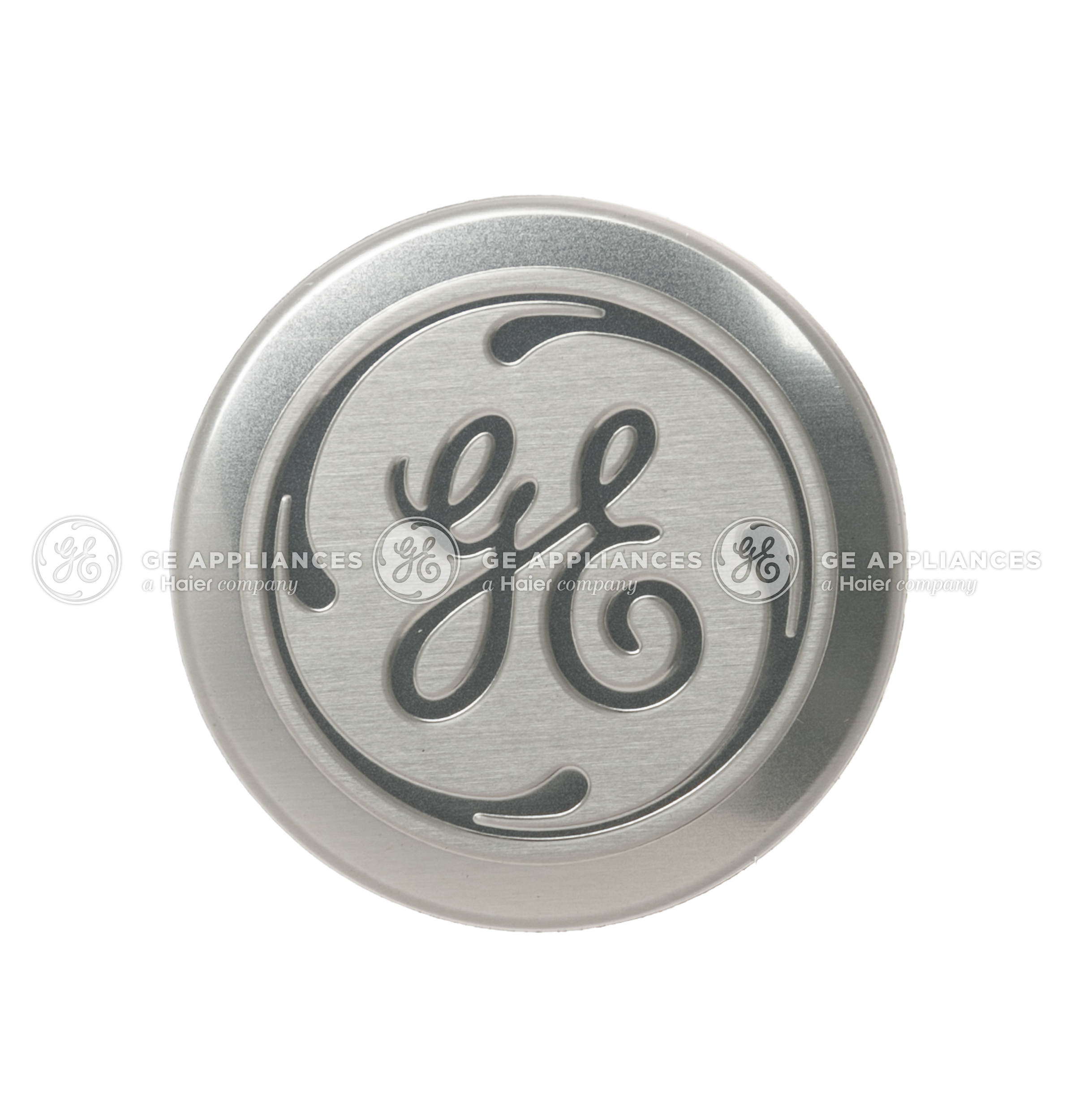 WR02X35066 GE Refrigerator Chrome GE Badge