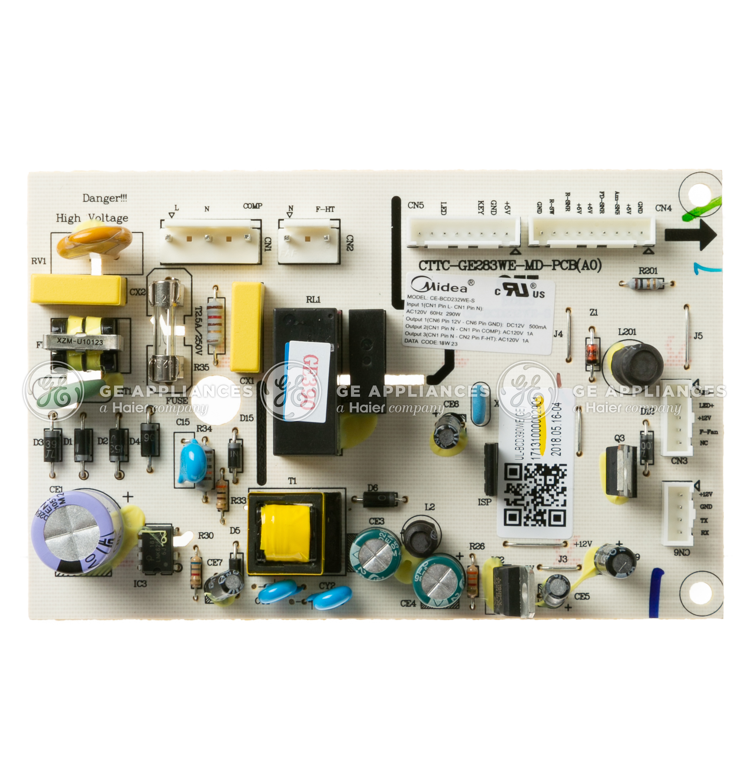 WR55X30692 GE Refrigerator Main Control Board