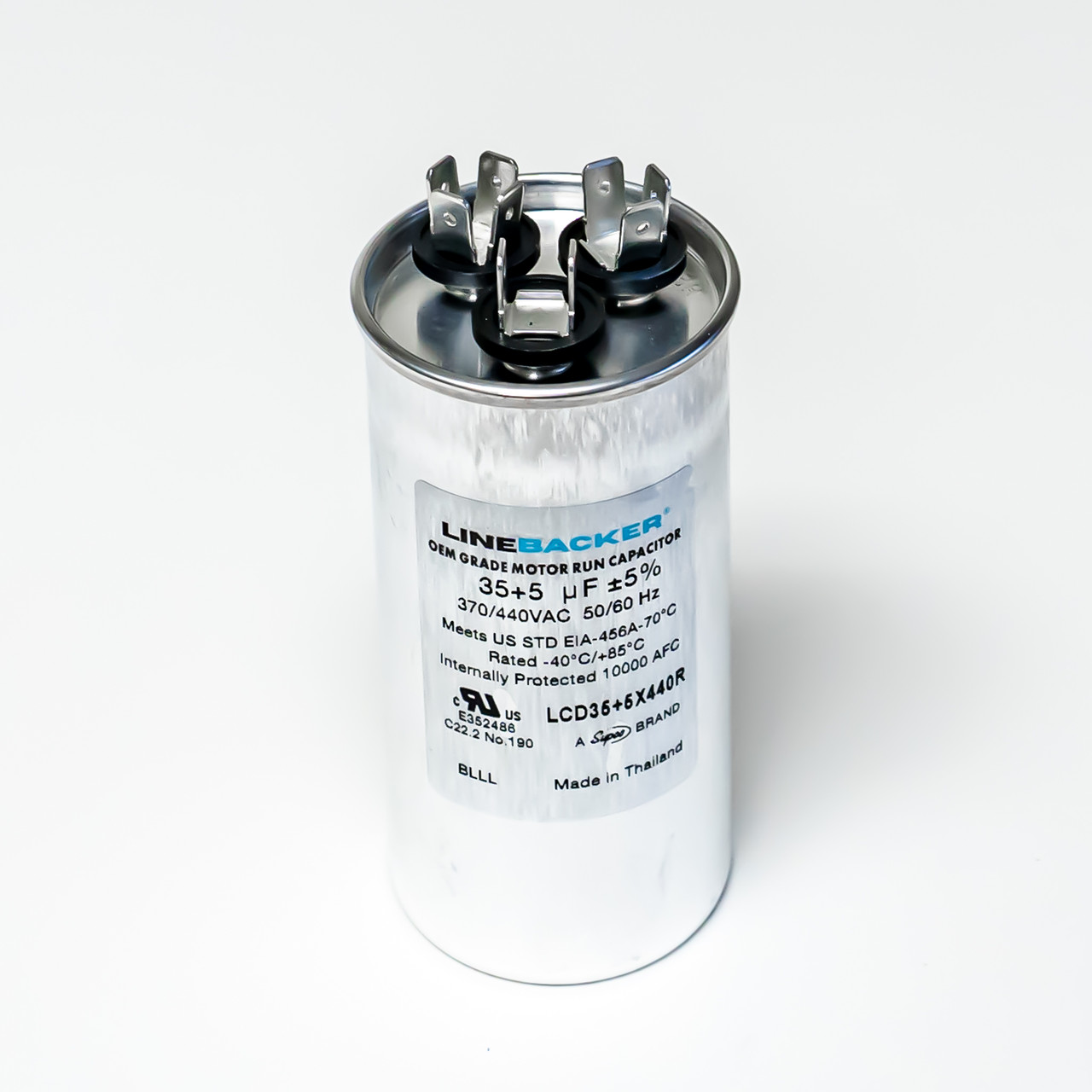 LCD35+5X440R Supco Lb Round Dual Run Capacitor
