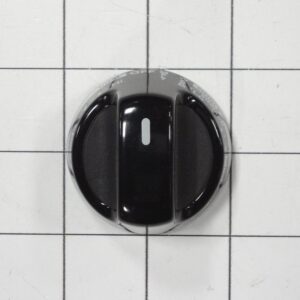 WPW10193255 Whirlpool Knob Black - Left Rear, Left Front, Right Rear