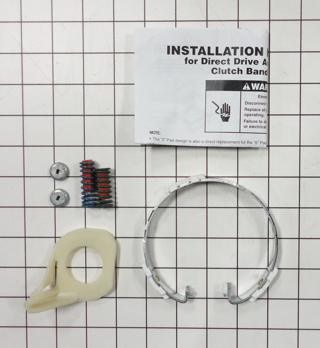 285790 Whirlpool Washer Clutch Band And Lining Kit