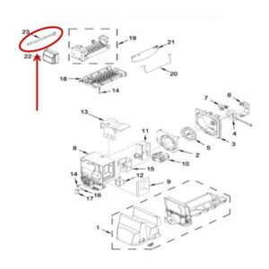 W10884720 Whirlpool Wire Harness