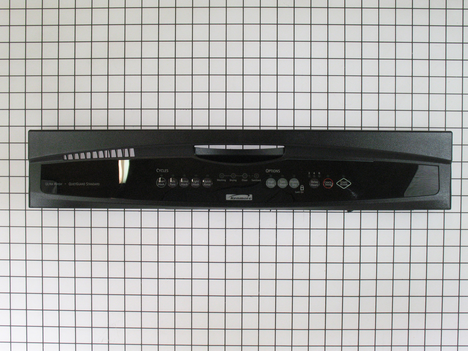 WPW10459133 Whirlpool Dishwasher Control Panel