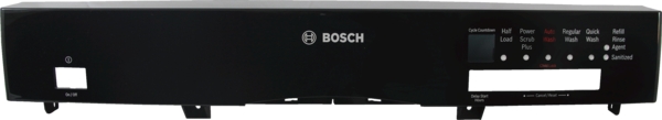 00478812 Bosch Dishwasher Black Facia Panel